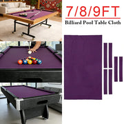 ARIX 7/8/9FT Billiard Table Cloth - High-Density Wool Blend, Anti-Pilling Durable Fabric for Smooth & Accurate Play - Violet