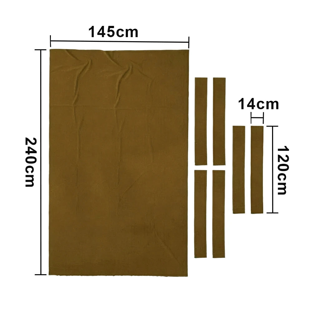 ARIX 7/8/9FT Billiard Table Cloth - High-Density Wool Blend, Anti-Pilling Durable Fabric for Smooth & Accurate Play - Walnut Brown