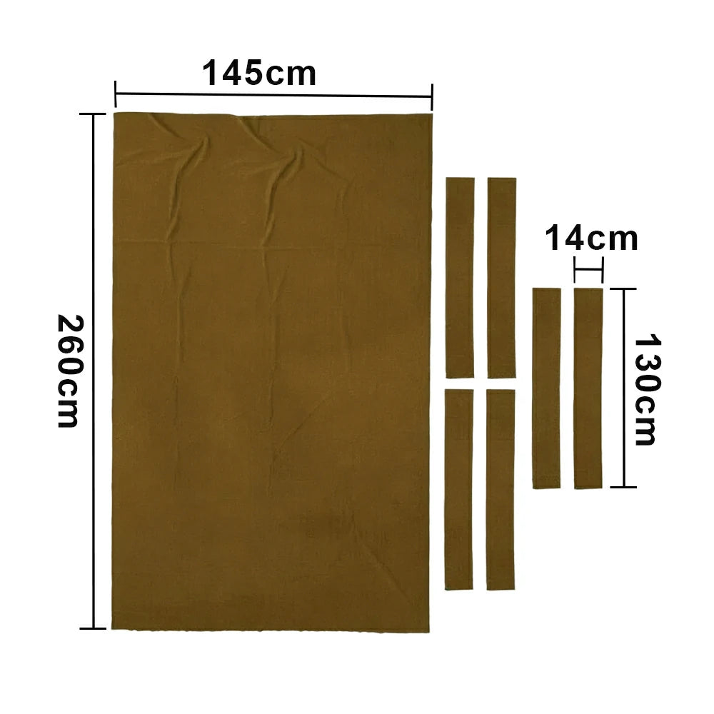 ARIX 7/8/9FT Billiard Table Cloth - High-Density Wool Blend, Anti-Pilling Durable Fabric for Smooth & Accurate Play - Walnut Brown