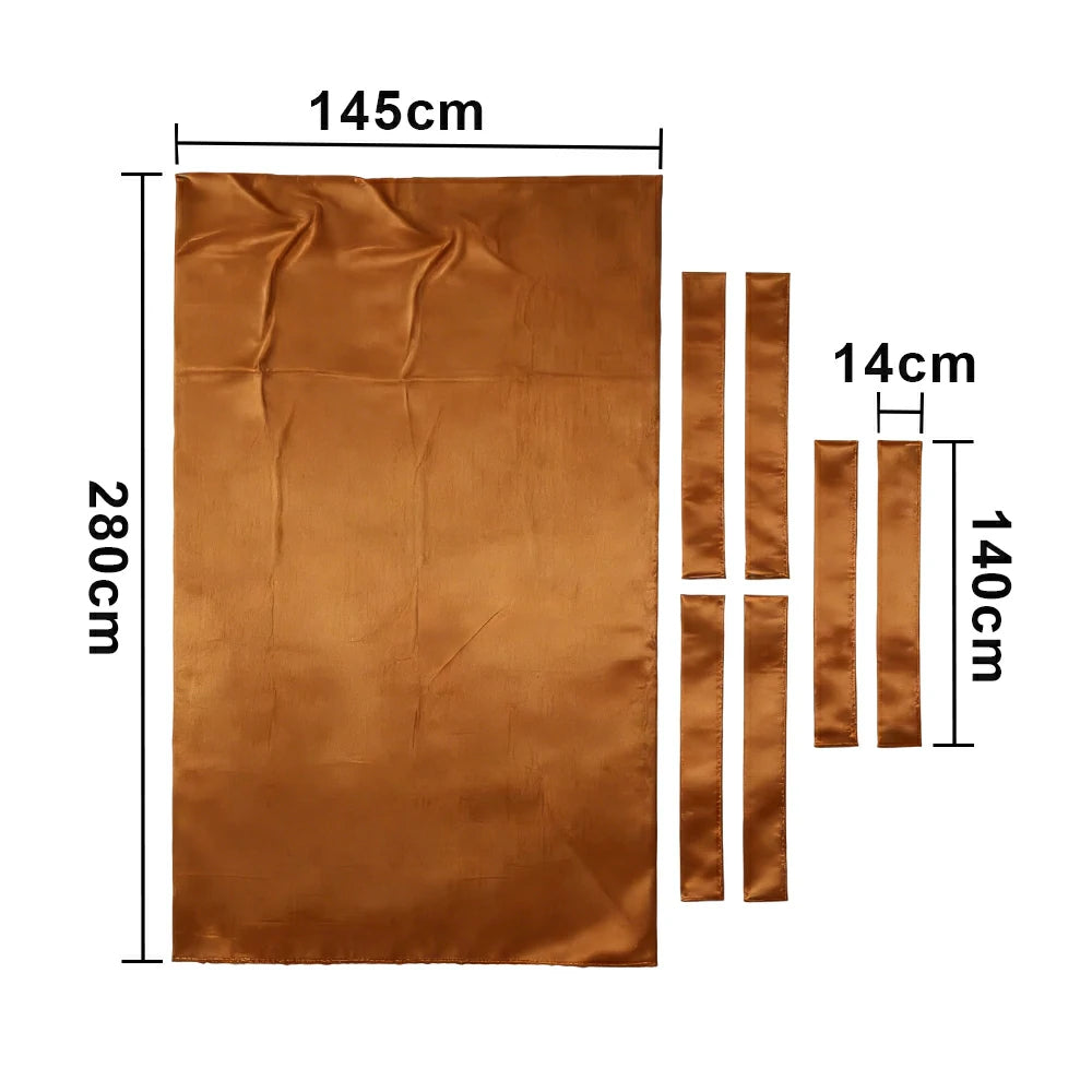 ARIX 7/8/9FT Billiard Table Cloth - High-Density Wool Blend, Anti-Pilling Durable Fabric for Smooth & Accurate Play - Warm Brown