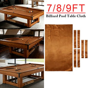 ARIX 7/8/9FT Billiard Table Cloth - High-Density Wool Blend, Anti-Pilling Durable Fabric for Smooth & Accurate Play - Warm Brown