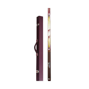 ARIX 2-Piece Cue with C44 Hard Case, 57" Composite Cue & 32" Rigid Case – Secure Latches & Padded Interior - Red