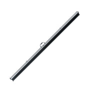ARIX 1-Piece Cue Case 150cm, Aluminium Hard Shell with Foam Interior, Secure Metal Clasps & Carry Handle - Silver