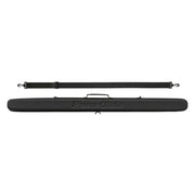 ARIX 3/4 Cue Case, Hard EVA Shell with Foam-Padded Interior, Accessory Slots & Secure Zip Closure - Black