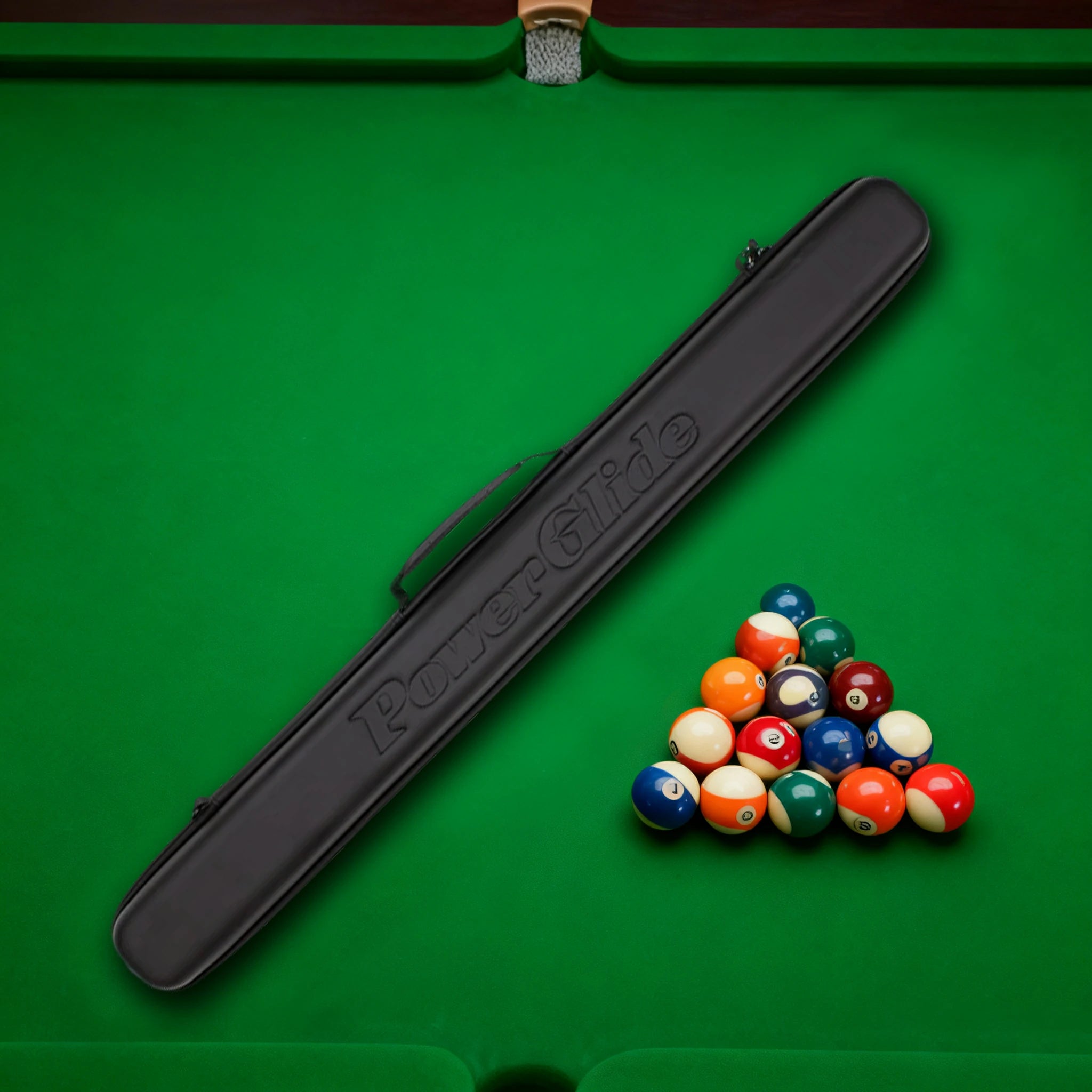ARIX Dual Cue Case Set, Hard Protective Design with Soft Interior Padding & Full-Length Zippers – 2-Piece Cue Cases - Black