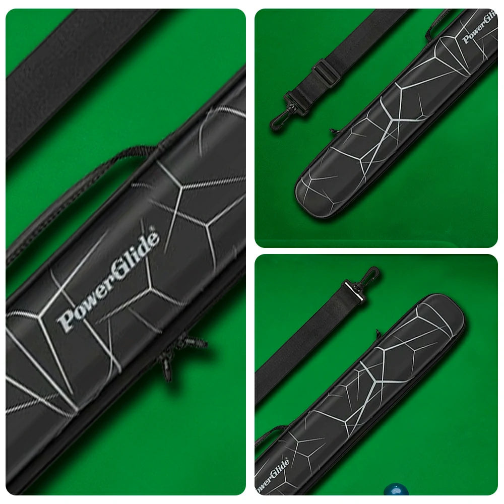 ARIX Dual Cue Case Set, Hard Protective Design with Soft Interior Padding & Full-Length Zippers – 2-Piece Cue Cases - Black & White