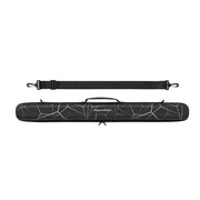 ARIX Dual Cue Case Set, Hard Protective Design with Soft Interior Padding & Full-Length Zippers – 2-Piece Cue Cases - Black & White