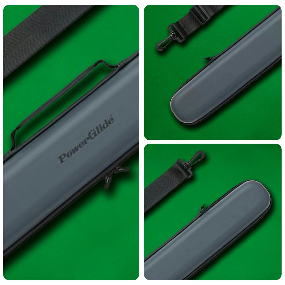 ARIX Dual Cue Case Set, Hard Protective Design with Soft Interior Padding & Full-Length Zippers – 2-Piece Cue Cases - Grey