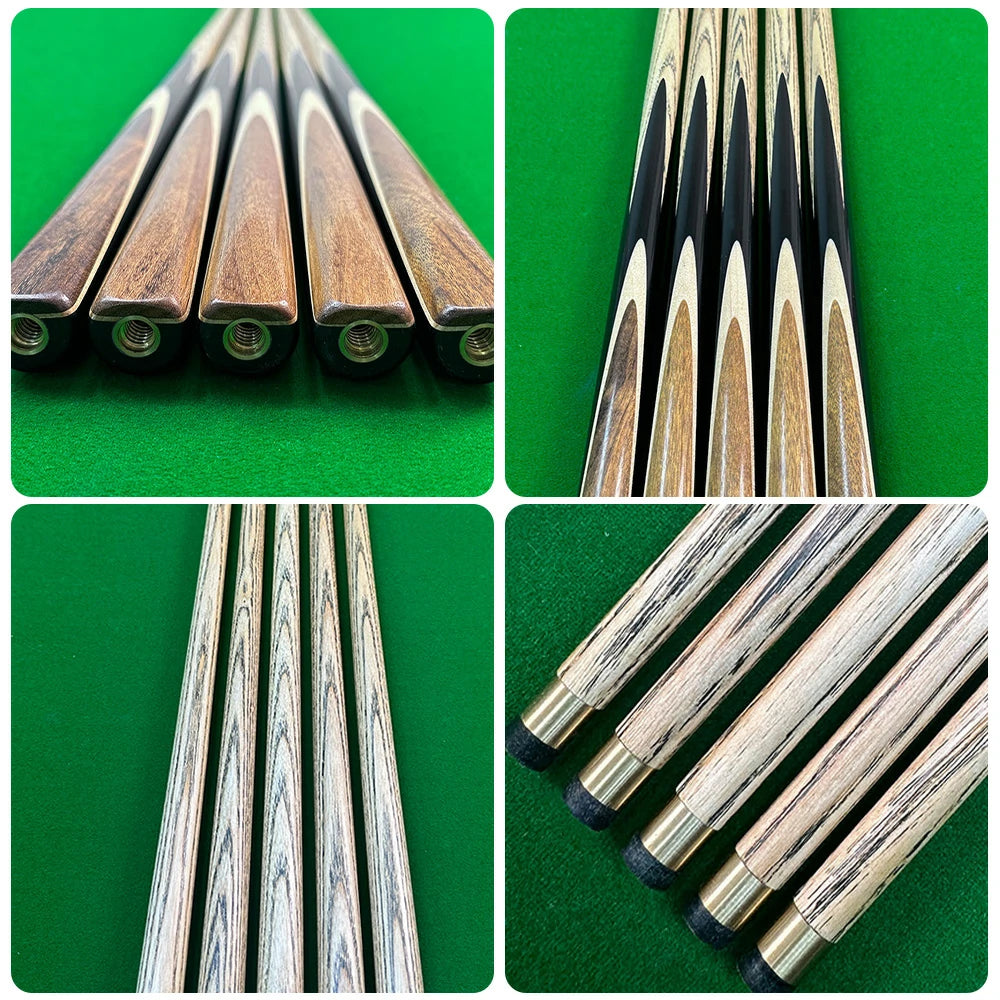 ARIX Billiard Cue 1/2 Split, Ash Shaft with Rosewood Butt, 9.2mm Tip, Sword-Grain Shaft for Smooth and Stable Play - 145cm