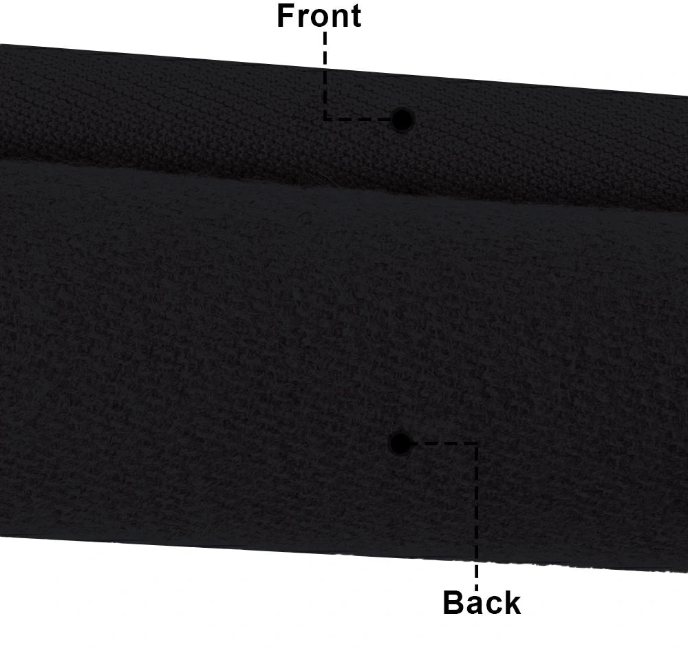 Hainsworth Smart Precut Cloth - 7/8/9/12FT Professional Speed & Control, 460gsm Directional Nap for Snooker & Pool Tables - Black