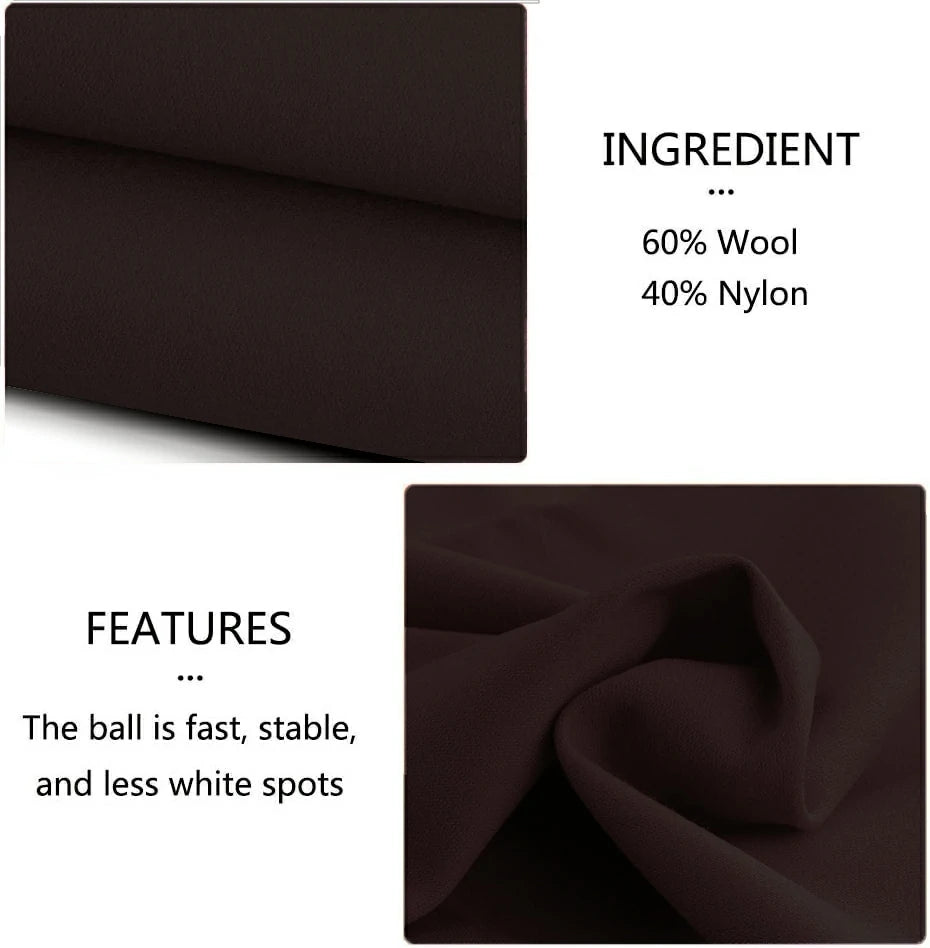 Hainsworth Smart Precut Cloth - 7/8/9FT Professional Speed & Control, 460gsm Directional Nap for Snooker & Pool Tables - Nutmeg