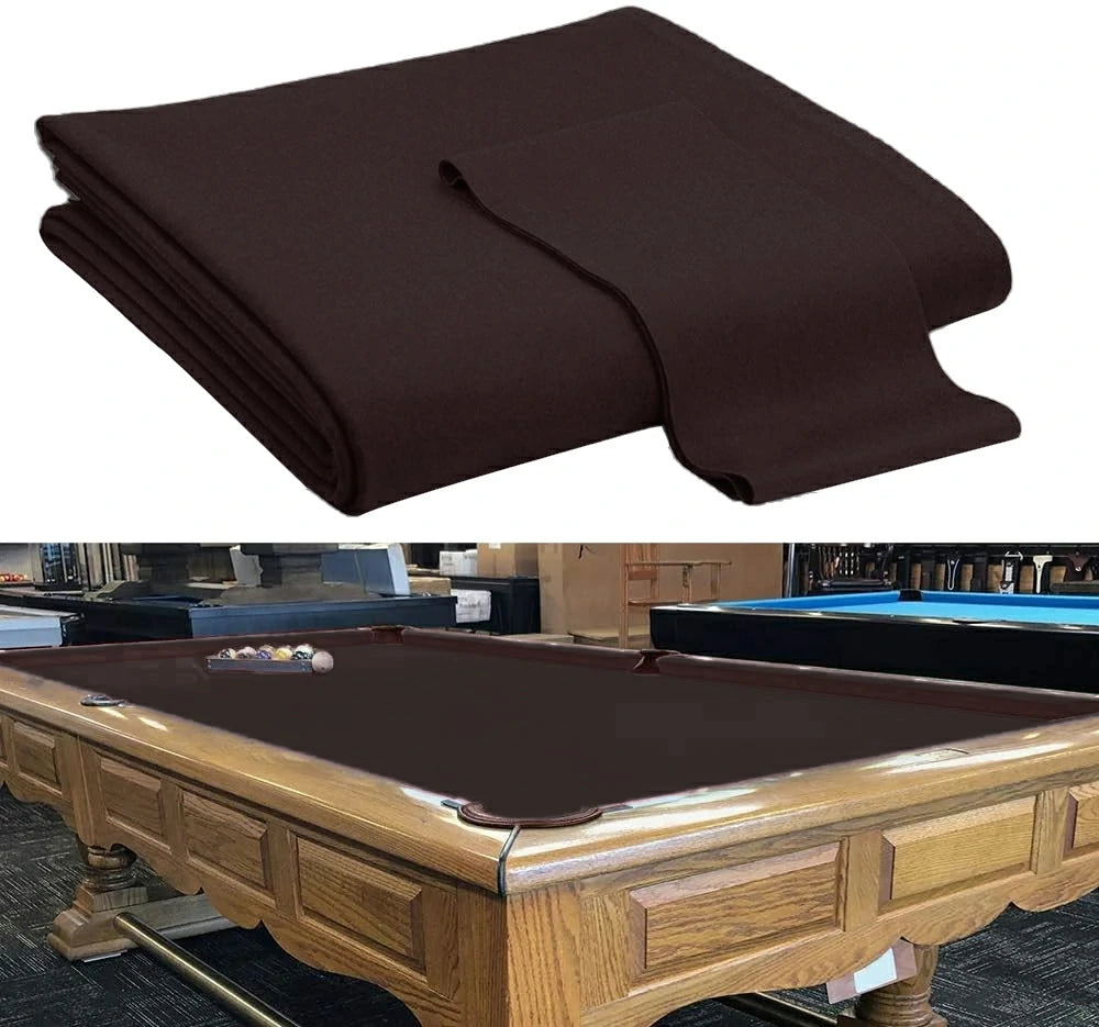 Hainsworth Smart Precut Cloth - 7/8/9FT Professional Speed & Control, 460gsm Directional Nap for Snooker & Pool Tables - Nutmeg
