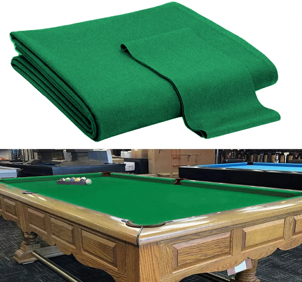 Hainsworth Smart Precut Cloth - 7/8/9/12FT Professional Speed & Control, 460gsm Directional Nap for Snooker & Pool Tables - Olive Green