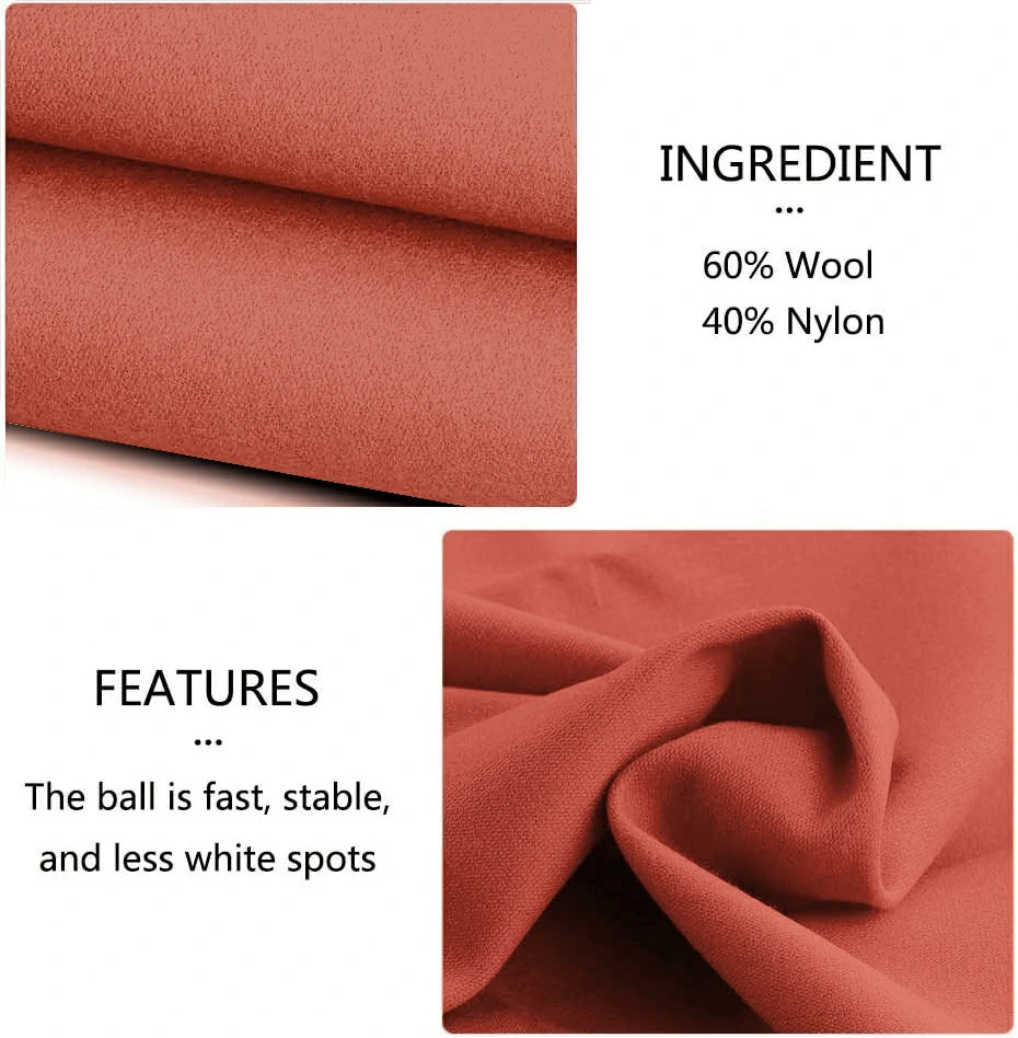 Hainsworth Smart Precut Cloth - 7/8/9FT Professional Speed & Control, 460gsm Directional Nap for Snooker & Pool Tables - Paprika