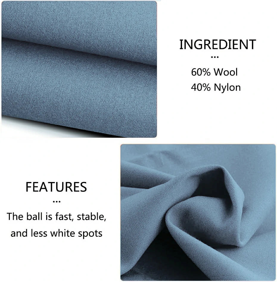 Hainsworth Smart Precut Cloth - 7/8/9FT Professional Speed & Control, 460gsm Directional Nap for Snooker & Pool Tables - Powder Blue