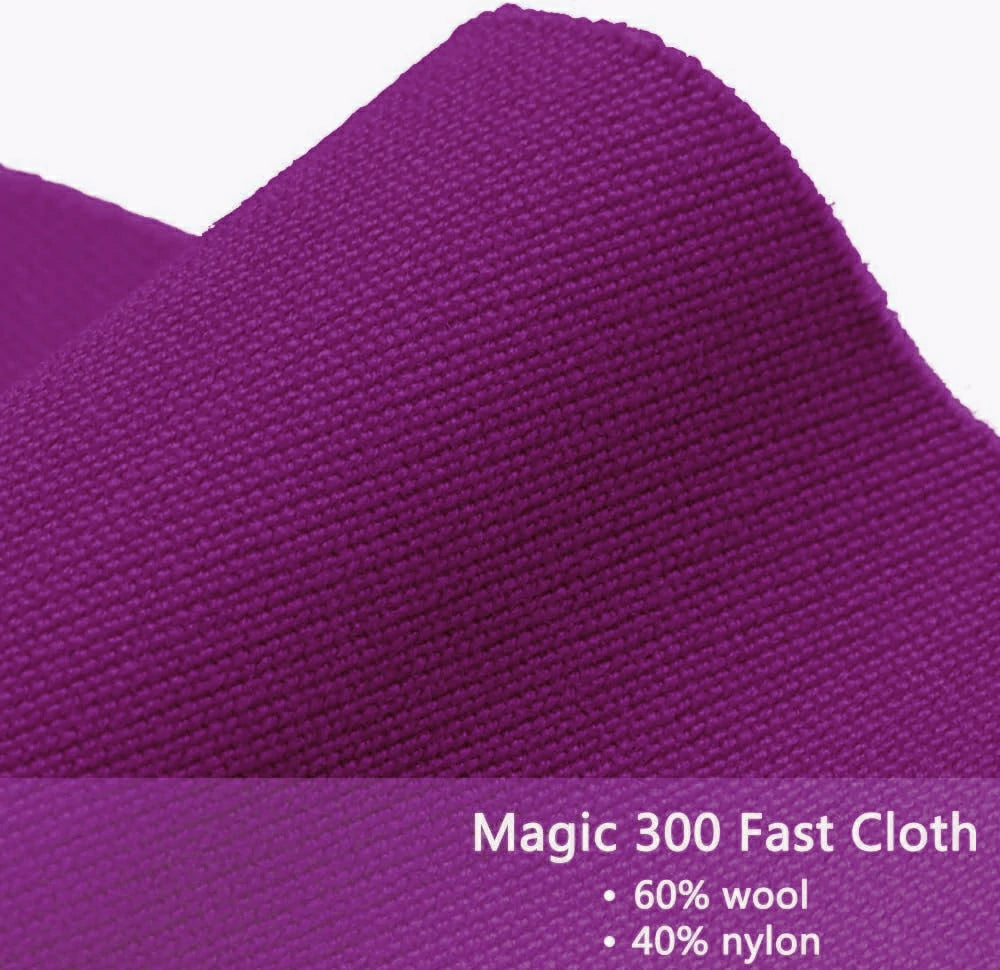 Hainsworth Smart Precut Cloth - 7/8/9FT Professional Speed & Control, 460gsm Directional Nap for Snooker & Pool Tables - Purple