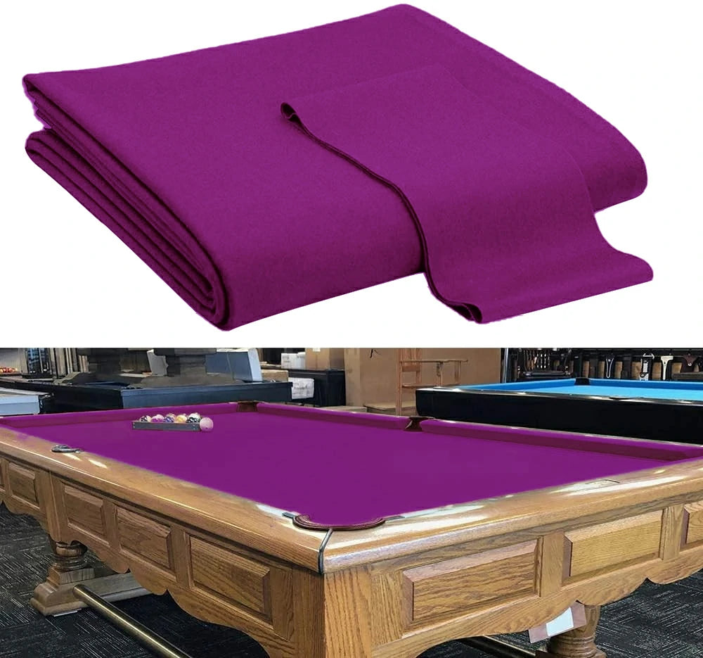 Hainsworth Smart Precut Cloth - 7/8/9FT Professional Speed & Control, 460gsm Directional Nap for Snooker & Pool Tables - Purple