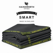 Hainsworth Smart Precut Cloth - 7/8/9/12FT Professional Speed & Control, 460gsm Directional Nap for Snooker & Pool Tables - Pewter