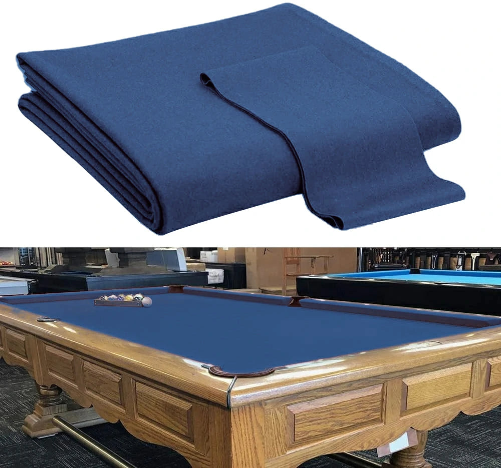 Hainsworth Smart Precut Cloth - 7/8/9FT Professional Speed & Control, 460gsm Directional Nap for Snooker & Pool Tables - Slate Blue