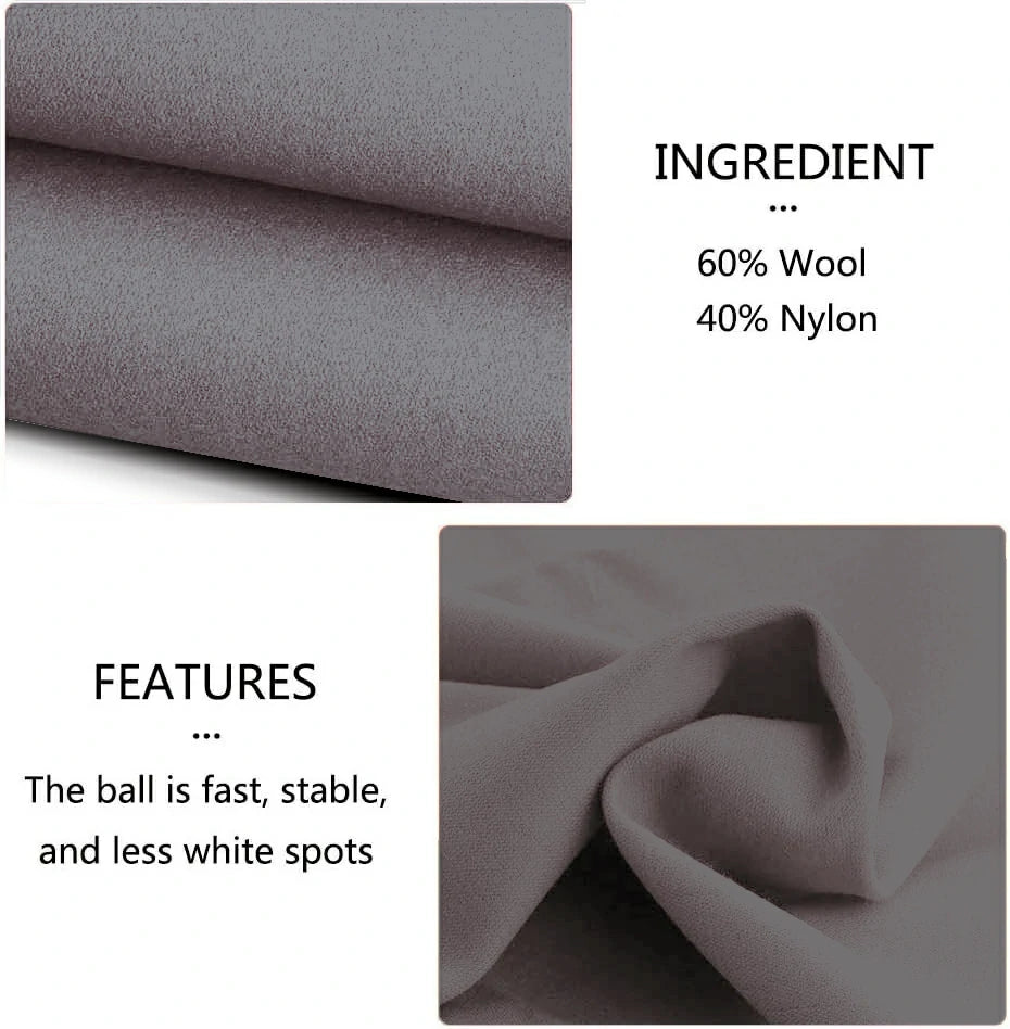 Hainsworth Smart Precut Cloth - 7/8/9/12FT Professional Speed & Control, 460gsm Directional Nap for Snooker & Pool Tables - Silver