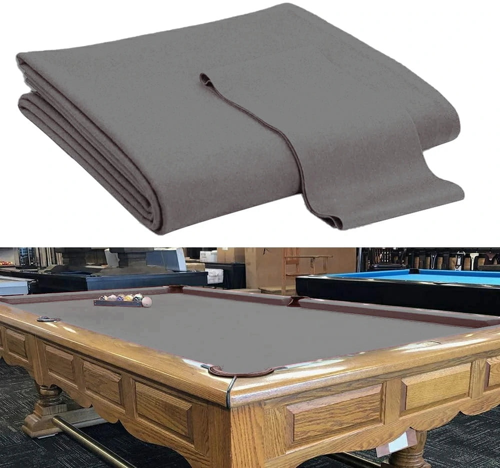 Hainsworth Smart Precut Cloth - 7/8/9/12FT Professional Speed & Control, 460gsm Directional Nap for Snooker & Pool Tables - Silver