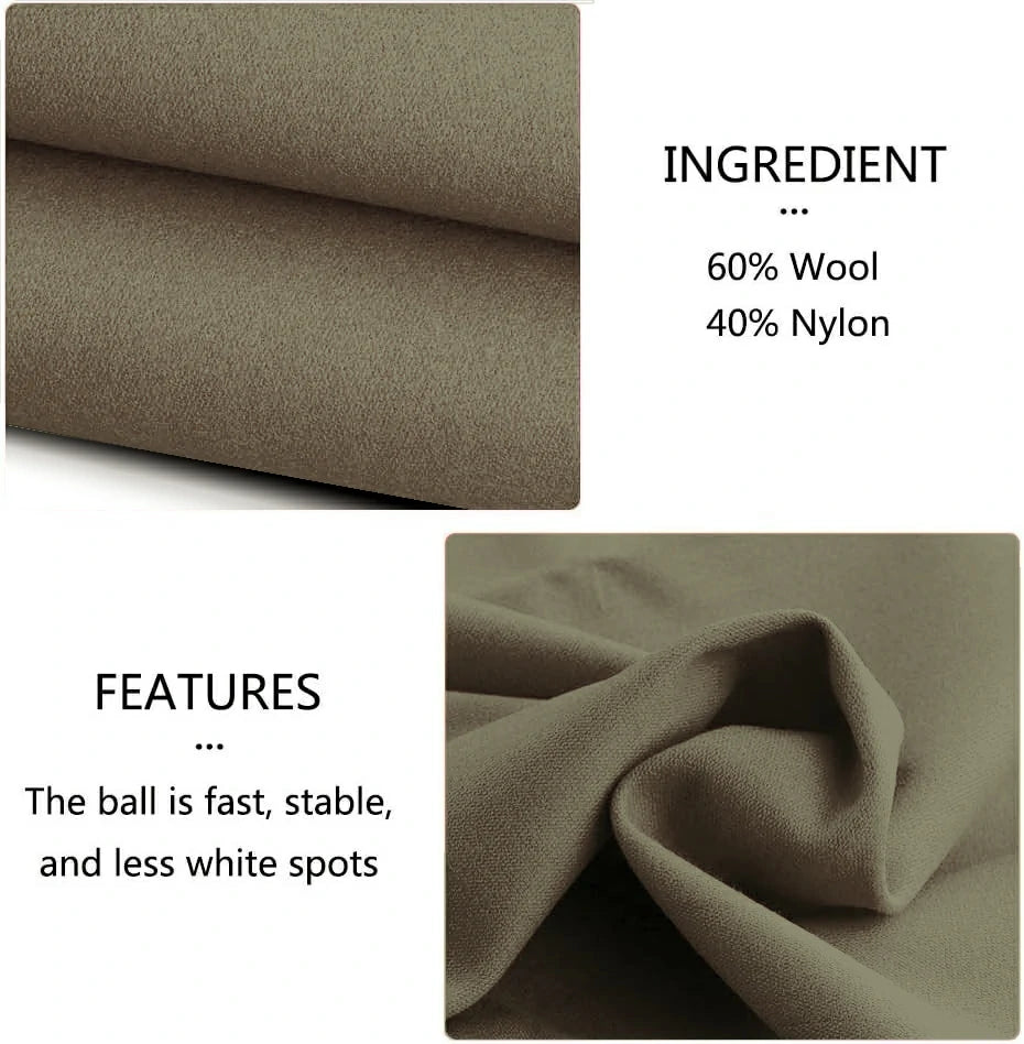 Hainsworth Smart Precut Cloth - 7/8/9FT Professional Speed & Control, 460gsm Directional Nap for Snooker & Pool Tables - Taupe