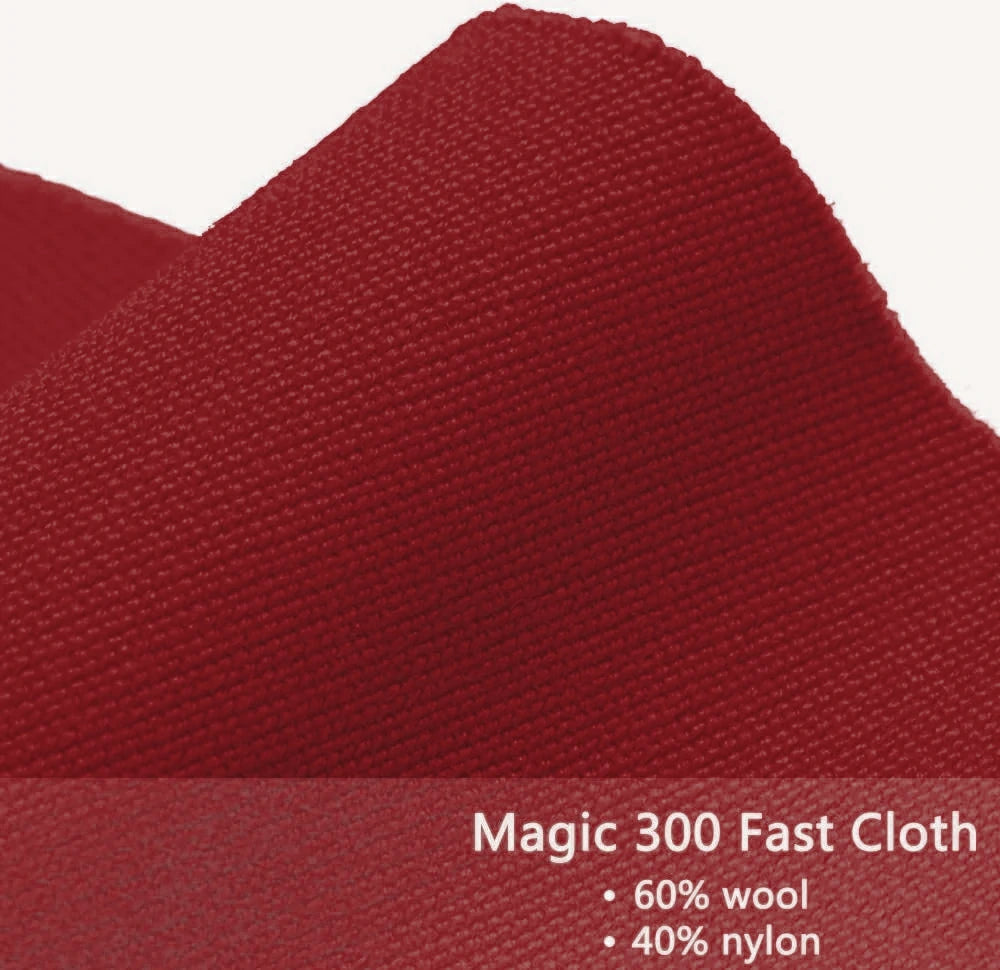 Hainsworth Smart Precut Cloth - 7/8/9FT Professional Speed & Control, 460gsm Directional Nap for Snooker & Pool Tables - Windsor Red