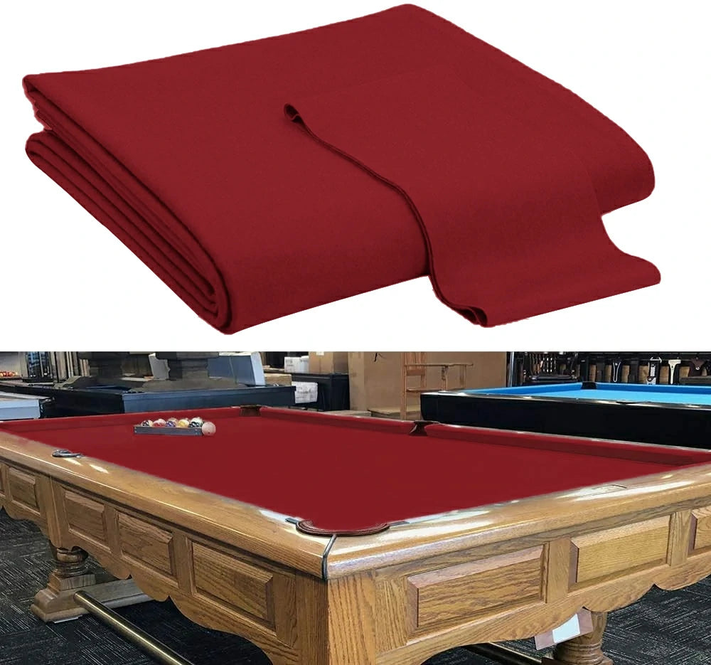 Hainsworth Smart Precut Cloth - 7/8/9FT Professional Speed & Control, 460gsm Directional Nap for Snooker & Pool Tables - Windsor Red