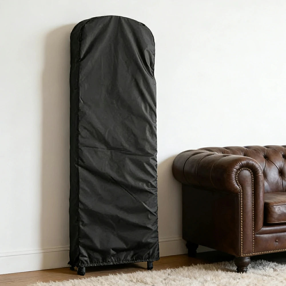 ARIX Heavy-Duty Ladder Cover - 420D Oxford Fabric with Waterproof & Dustproof Protection, Full-Length Outdoor Storage Cover for Foldable Ladders 124/154cm - Black