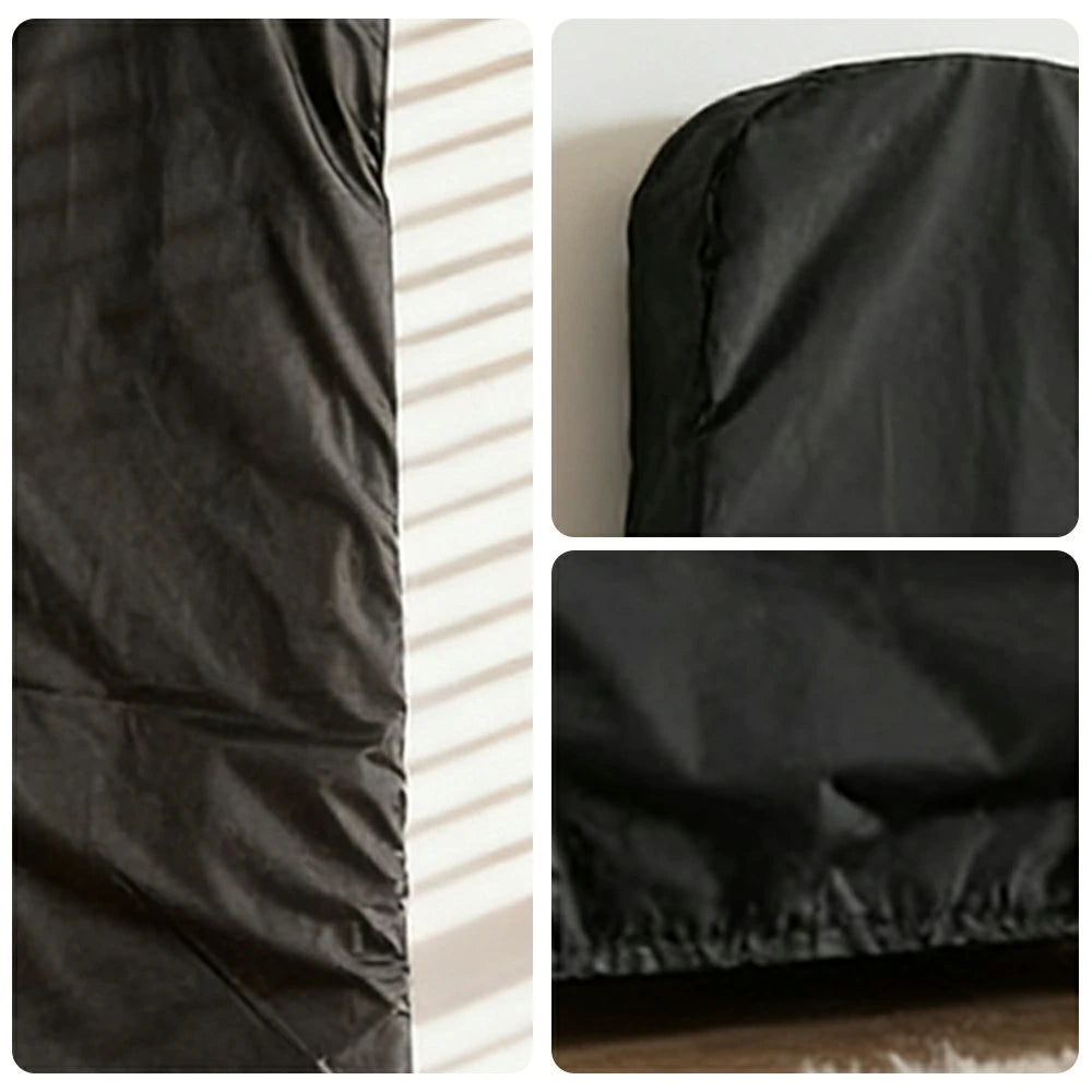 ARIX Heavy-Duty Ladder Cover - 420D Oxford Fabric with Waterproof & Dustproof Protection, Full-Length Outdoor Storage Cover for Foldable Ladders 124/154cm - Black