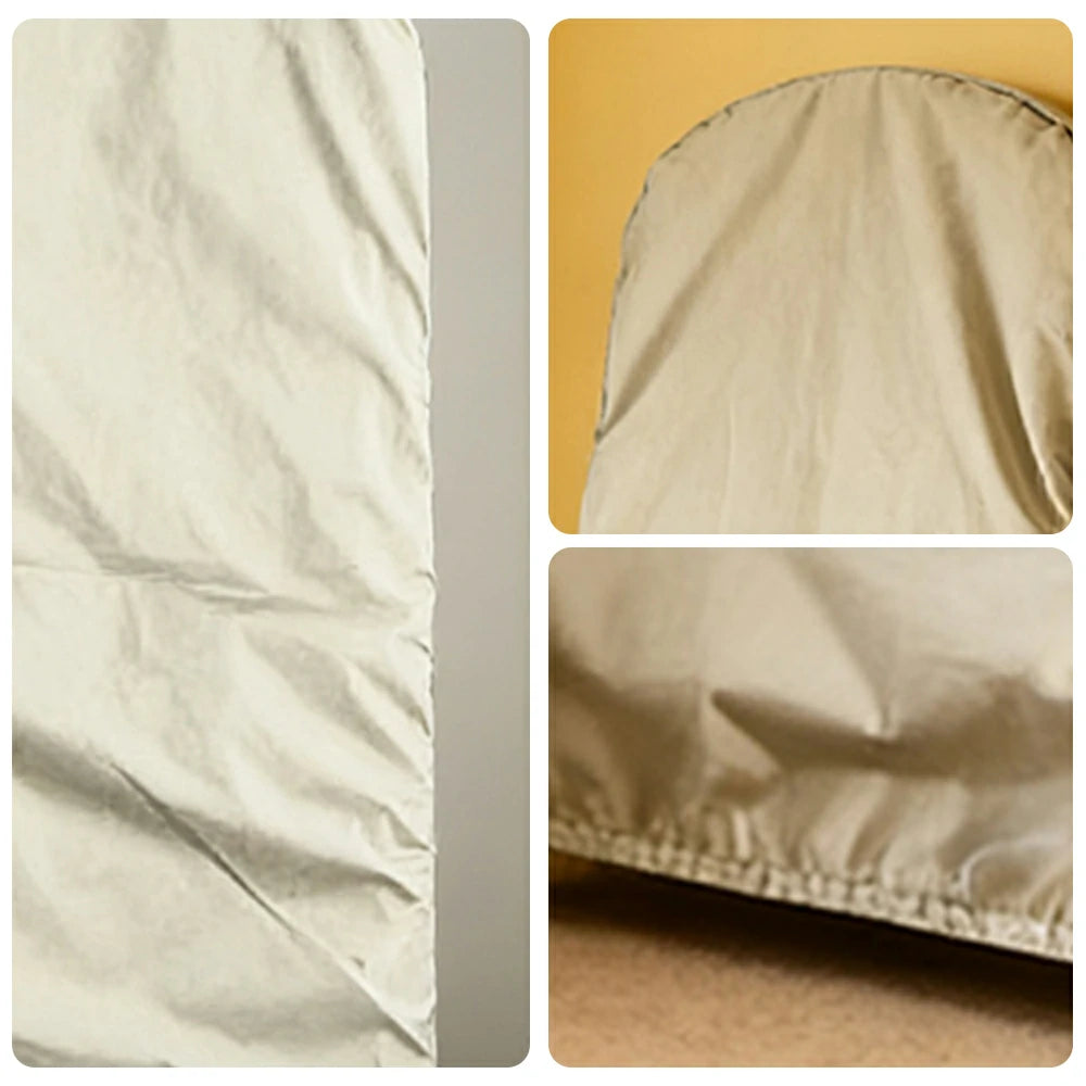 ARIX Heavy-Duty Ladder Cover - 420D Oxford Fabric with Waterproof & Dustproof Protection, Full-Length Outdoor Storage Cover for Foldable Ladders 124/154cm - Beige