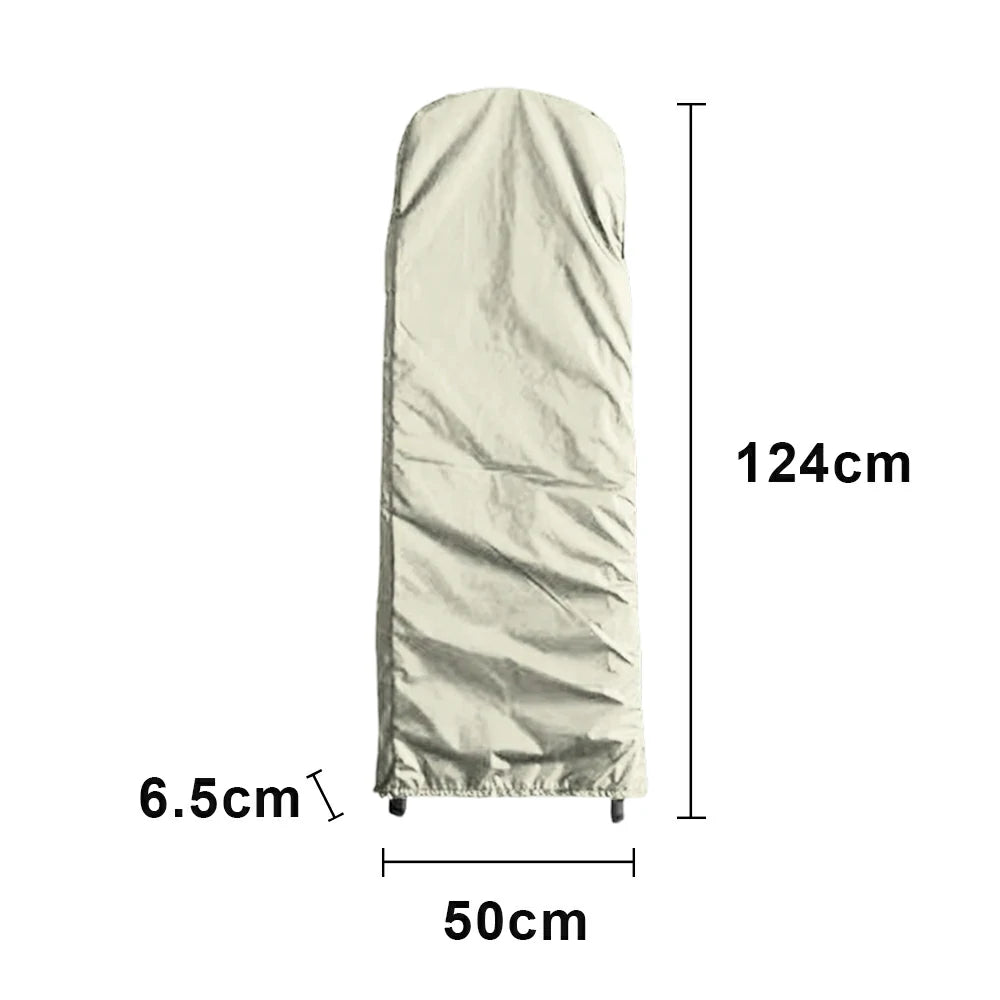 ARIX Heavy-Duty Ladder Cover - 420D Oxford Fabric with Waterproof & Dustproof Protection, Full-Length Outdoor Storage Cover for Foldable Ladders 124/154cm - Beige