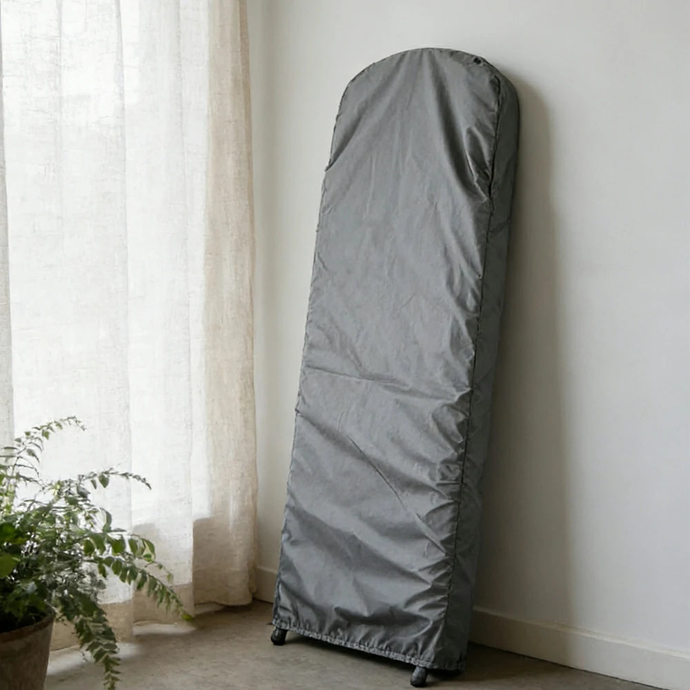 ARIX Heavy-Duty Ladder Cover - 420D Oxford Fabric with Waterproof & Dustproof Protection, Full-Length Outdoor Storage Cover for Foldable Ladders 124/154cm - Grey