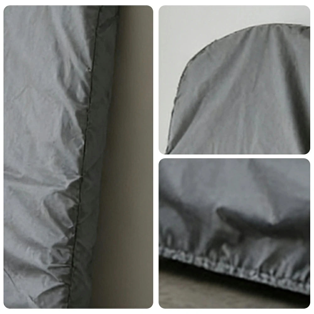 ARIX Heavy-Duty Ladder Cover - 420D Oxford Fabric with Waterproof & Dustproof Protection, Full-Length Outdoor Storage Cover for Foldable Ladders 124/154cm - Grey