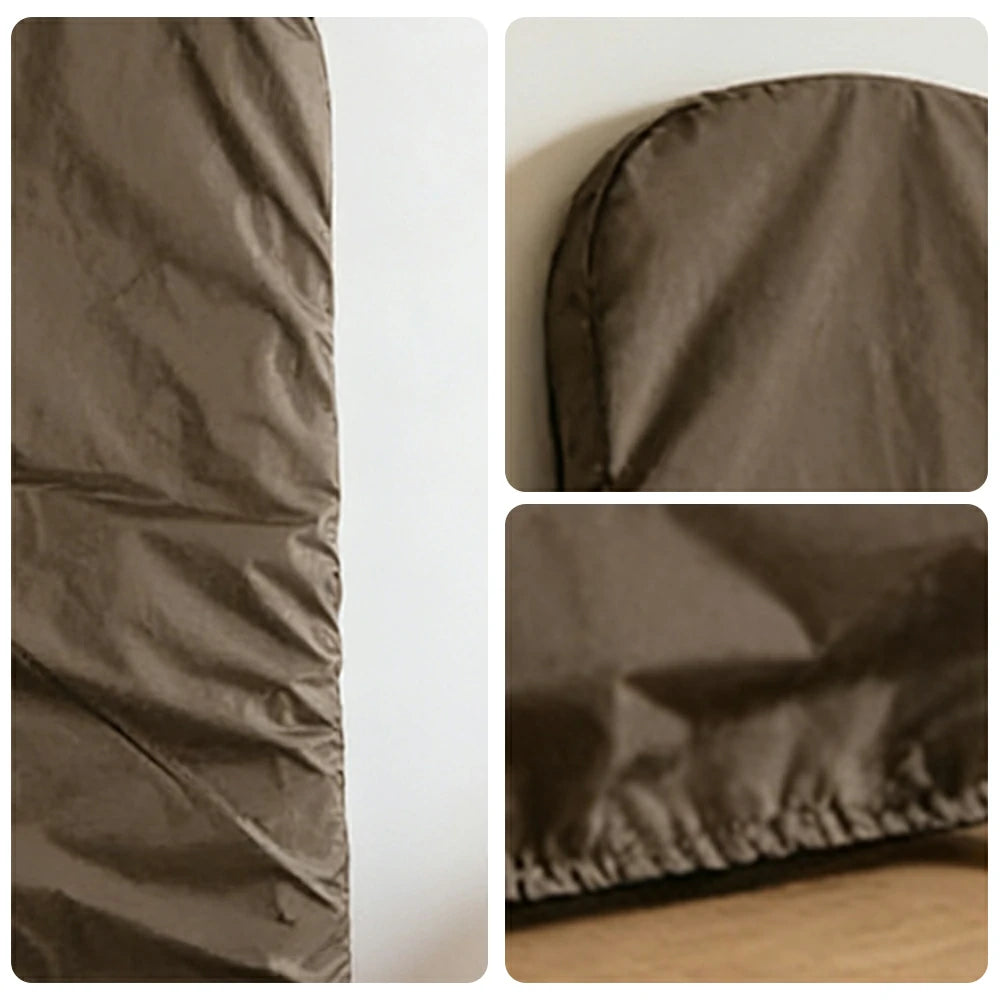 ARIX Heavy-Duty Ladder Cover - 420D Oxford Fabric with Waterproof & Dustproof Protection, Full-Length Outdoor Storage Cover for Foldable Ladders 124/154cm - Coffee