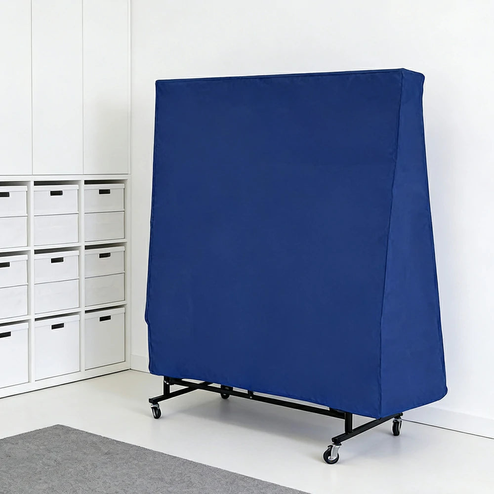 ARIX Foldable Ping Pong Table Cover - Heavy-Duty Waterproof & Dustproof Protection for Indoor & Outdoor Table Tennis Tables - Blue