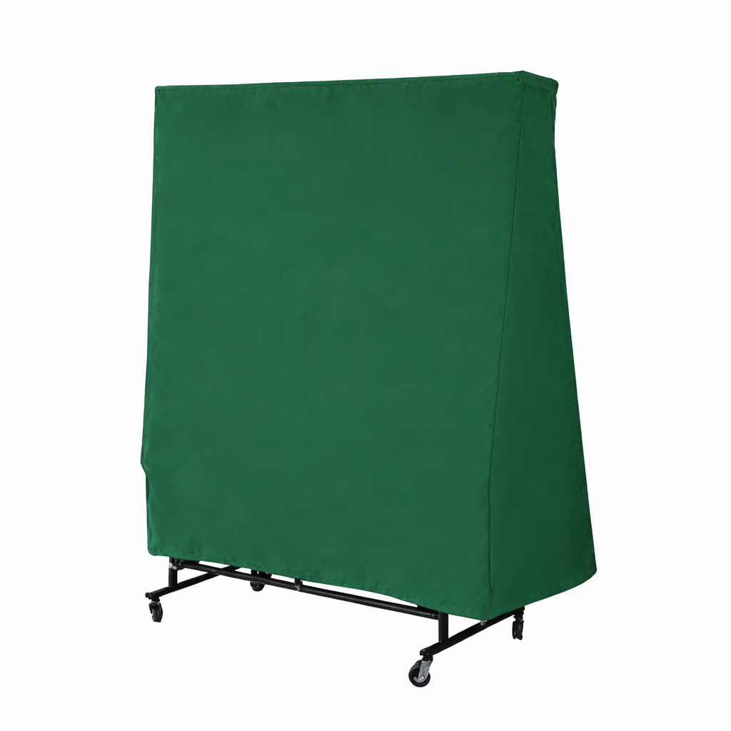 ARIX Foldable Ping Pong Table Cover - Heavy-Duty Waterproof & Dustproof Protection for Indoor & Outdoor Table Tennis Tables - Green