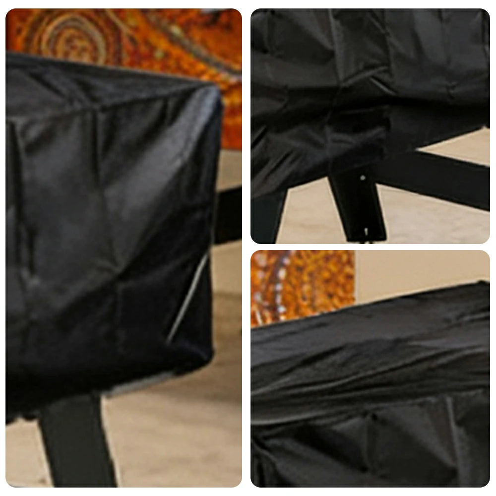 ARIX Foosball Table Cover - 210D Heavy-Duty Waterproof & Dustproof Protection, Full Coverage Game Table Storage Cover for Indoor & Outdoor Use - Black