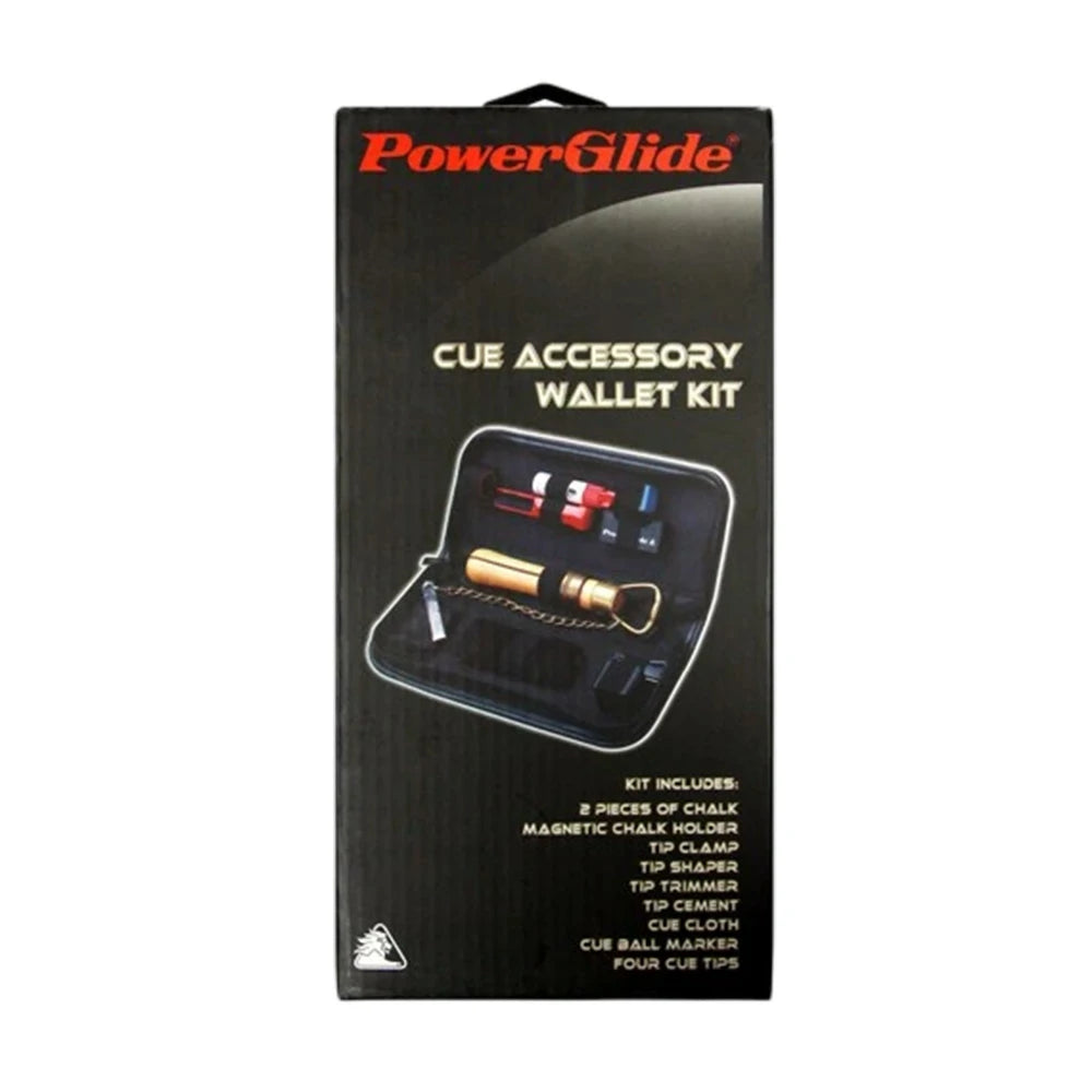 ARIX Deluxe Cue Accessory Wallet, Complete Billiard Tip & Care Toolkit