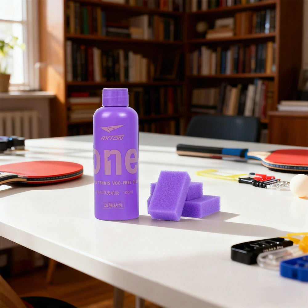 ARIX 50/100ml Table Tennis VOC-Free Glue - Strong Bonding, Smooth Application, Stable Elastic Film - Purple