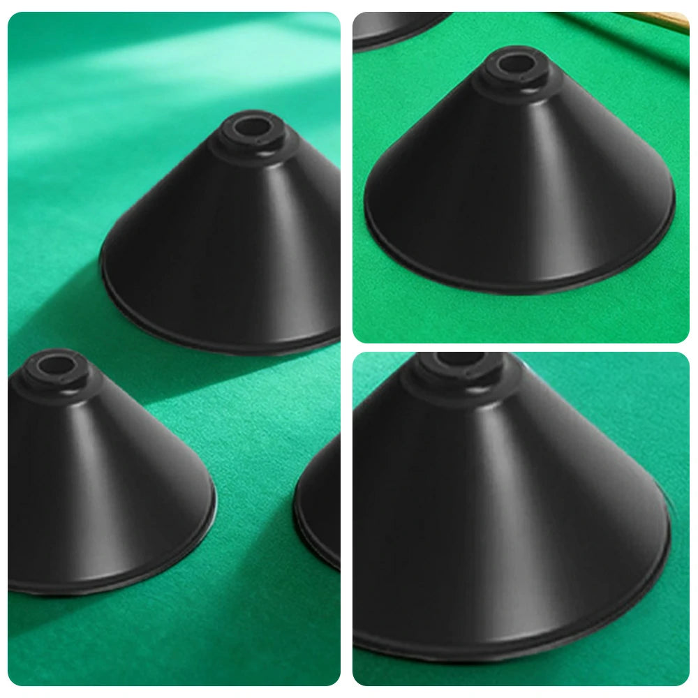 ARIX Billiard Light Shade, Metal Replacement Shade with Satin Chrome Finish - Black