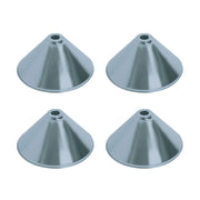 ARIX Billiard Light Shade, Metal Replacement Shade with Satin Chrome Finish - Satin Chrome