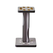 ARIX 8-Hole Cue Rack Space-Saving Stable Build Compact Stand Design Wall-Optimised Storage with Smooth Protective Edges - Grey