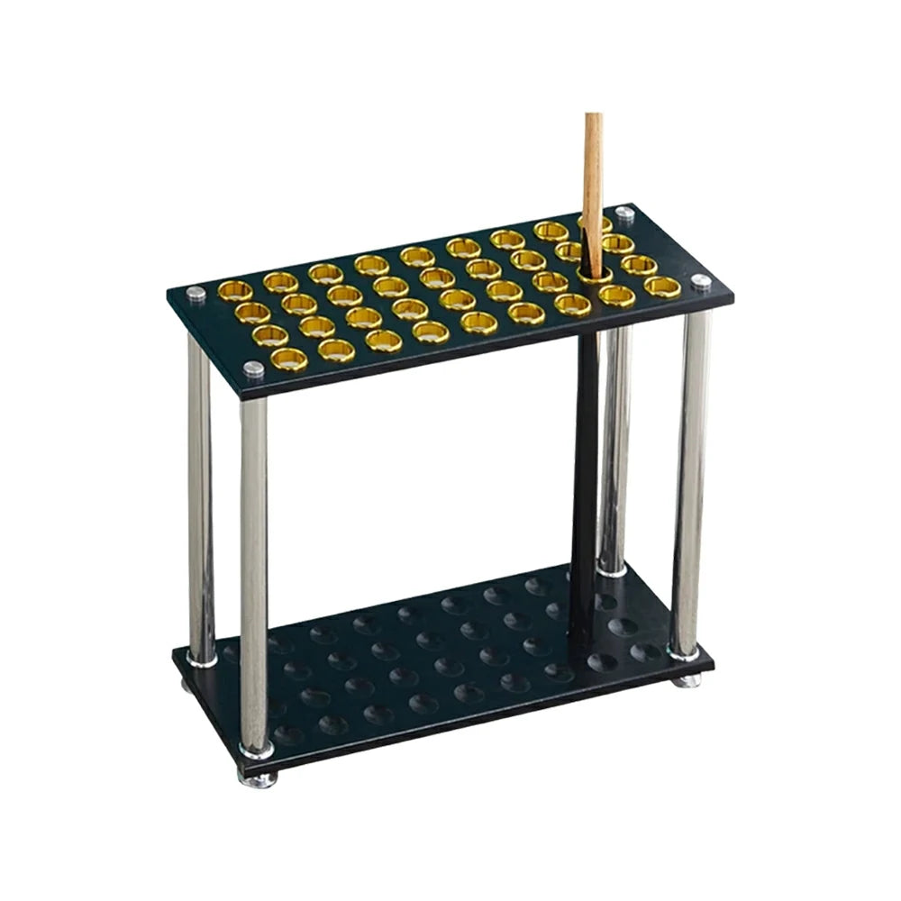 ARIX 36-Hole Cue Rack Space-Saving Stable Build Floor-Standing Design Corner-Friendly Placement with Stable Base Support - Black