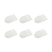 ARIX Deluxe Billiard Pocket Nets, Thick Cotton–Nylon Replacement Set 6-Pack - White