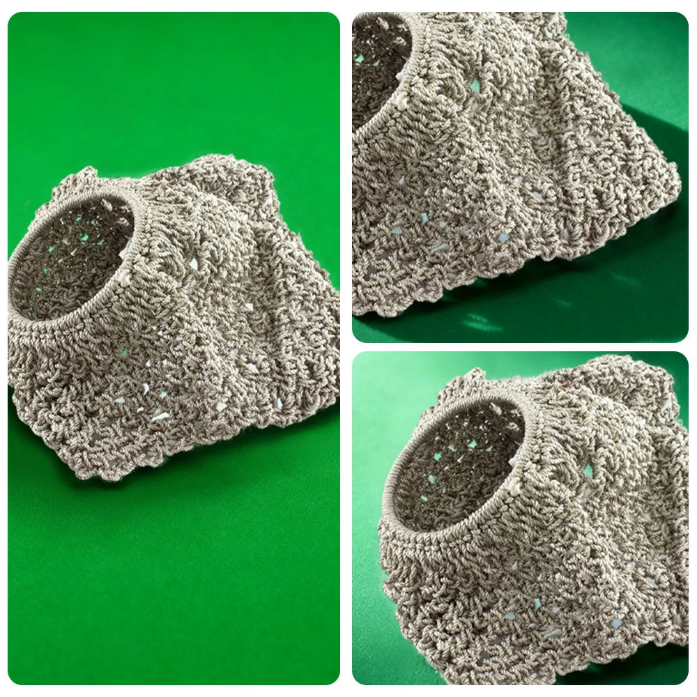 ARIX Empire-Style Billiard Rail Nets 6-Pack, Durable Replacement Pockets - Silver