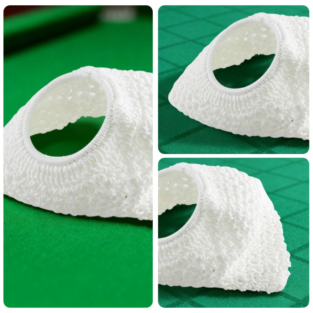 ARIX Empire-Style Billiard Rail Nets 6-Pack, Durable Replacement Pockets - White