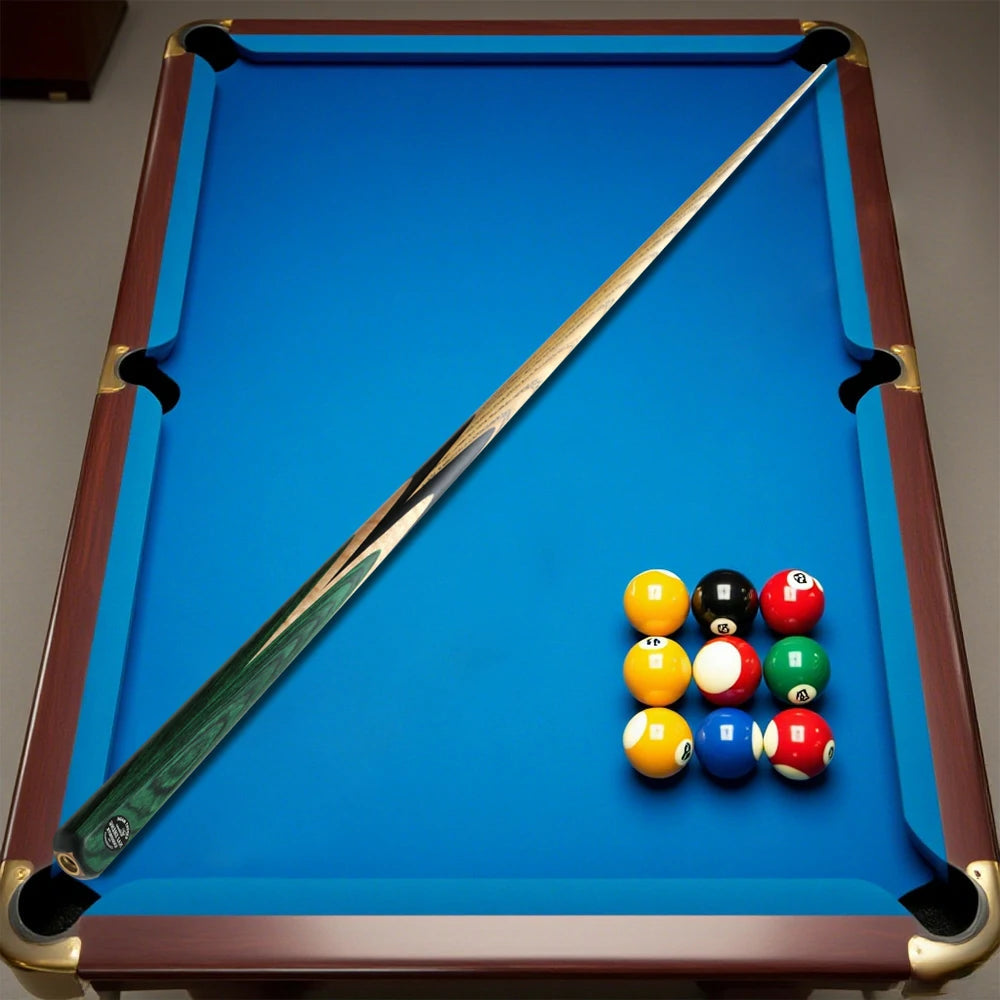 ARIX Billiard Cue 1/2 Split, North American Ash Shaft, 10.3mm Tip, 4-Splice Maple Ebony Butt - 145cm