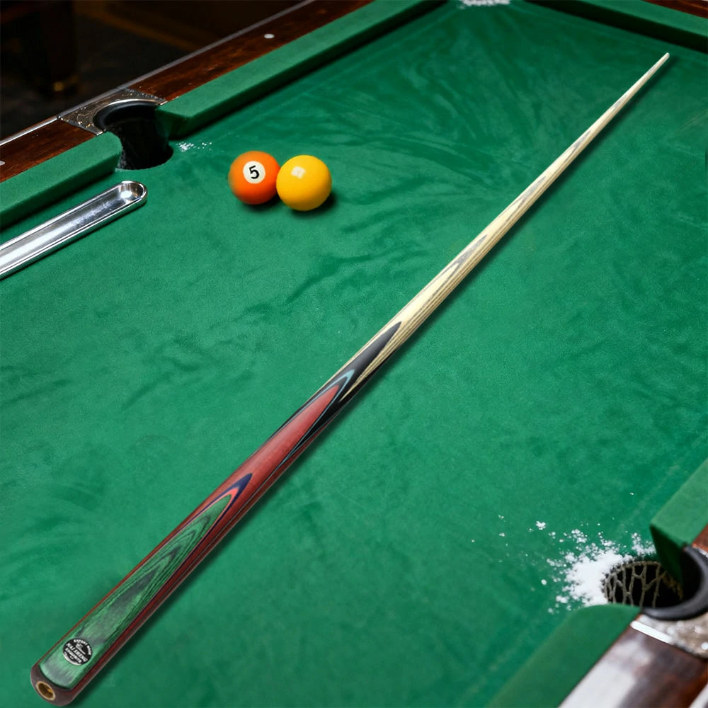 ARIX Billiard Cue 1/2 Split, North American Ash Shaft, 10.3mm Tip, Ebony & Lignum Vitae Splice Butt - 145cm