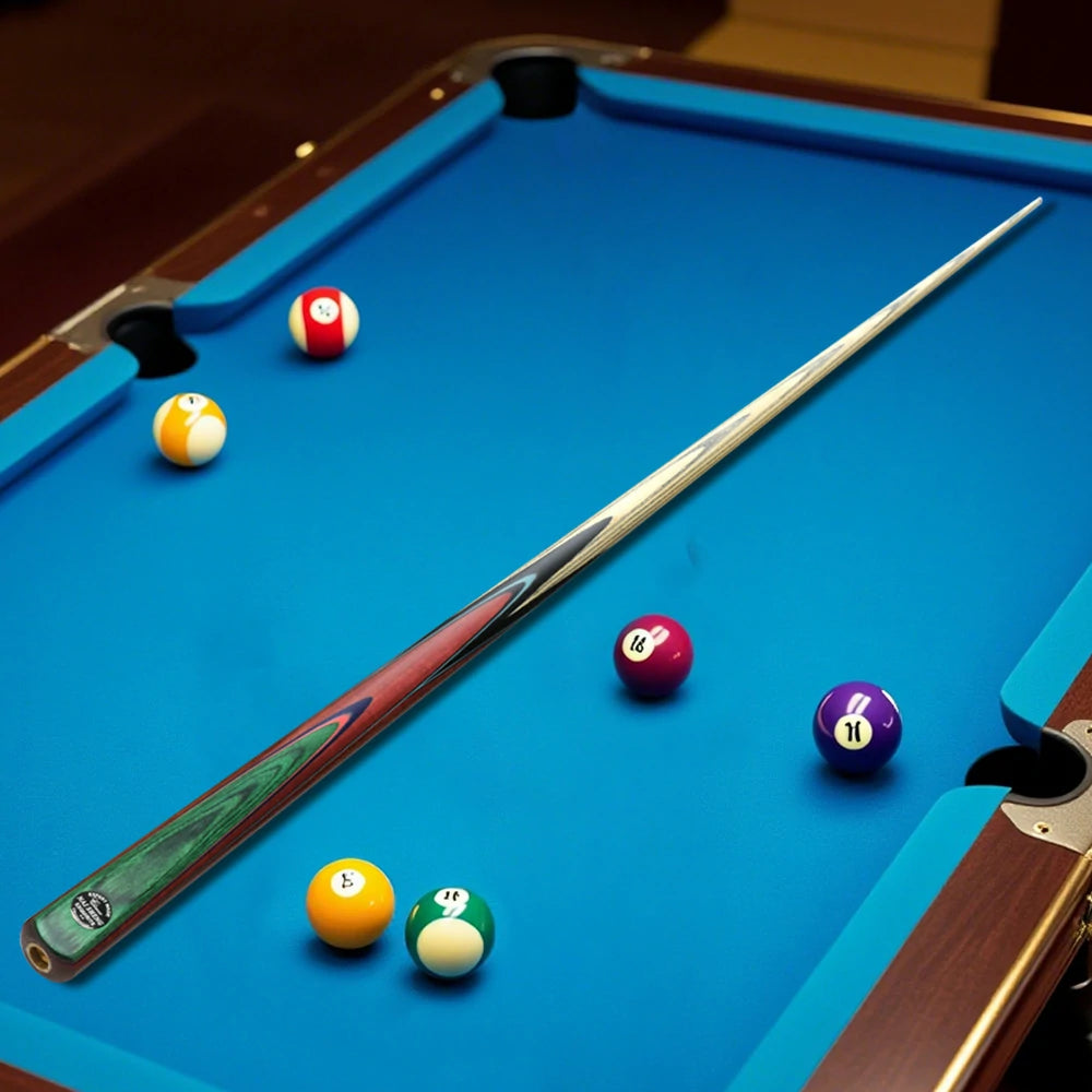 ARIX Billiard Cue 1/2 Split, North American Ash Shaft, 10.3mm Tip, Ebony & Lignum Vitae Splice Butt - 145cm